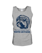 The better I like my raccoon Gift for you Unisex Tank tile