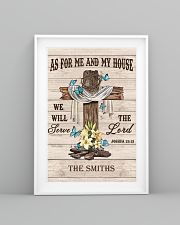 Bible We will serve the Lord Personalized 11x17 Poster lifestyle-poster-5