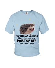 Hedgehog i am totally hedgehog lovers Youth T-Shirt tile