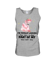 Flamingo i am totally flamingo lovers Unisex Tank tile