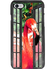 Flamingo Vintage window Gift for you Phone Case i-phone-8-case