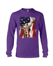 Giraffe butterfly on nose giraffe lover Long Sleeve Tee tile