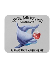 Dolphins And Coffee make me happy Gift for you Mousepad tile