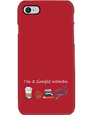 Nurse Im a simple woman gift for her Phone Case tile