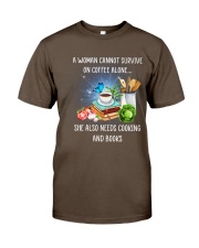 Cooking Coffee and Books gift for you Premium Fit Mens Tee tile