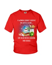 Cooking Coffee and Books gift for you Youth T-Shirt tile