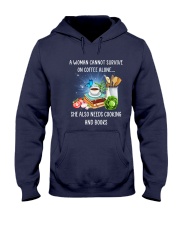 Cooking Coffee and Books gift for you Hooded Sweatshirt tile