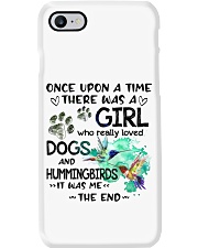 Hummingbirds and dog it was me the end bird lover Phone Case tile