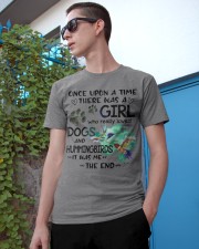 Hummingbirds and dog it was me the end bird lover Classic T-Shirt apparel-classic-tshirt-lifestyle-17