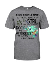 Hummingbirds and dog it was me the end bird lover Classic T-Shirt front