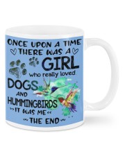 Hummingbirds and dog it was me the end bird lover Mugs tile