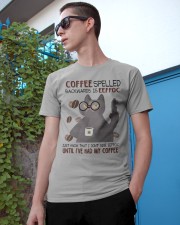 Cat coffee eeffoc cat lover cat mom Classic T-Shirt apparel-classic-tshirt-lifestyle-17