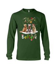 Cat believe gift for cat lovers Long Sleeve Tee tile