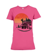Camping let's wander gift for you Premium Fit Ladies Tee tile