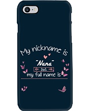 Nana my nickname personalized Phone Case tile