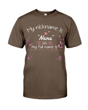 Nana my nickname personalized Classic T-Shirt tile