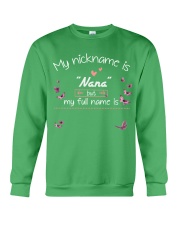 Nana my nickname personalized Crewneck Sweatshirt tile