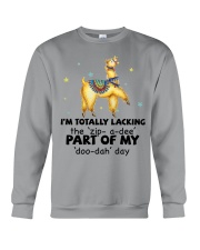 Llama i am totally llama lovers Crewneck Sweatshirt tile