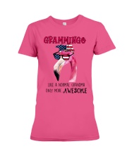 Flamingo Only more awesome Gift for you Premium Fit Ladies Tee tile