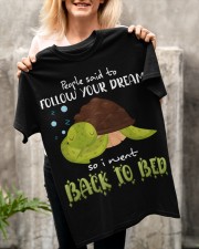 Turtle Follow your dream Gift for U Classic T-Shirt apparel-classic-tshirt-lifestyle-front-117