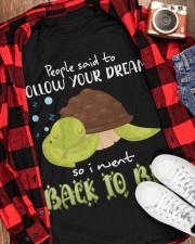 Turtle Follow your dream Gift for U Classic T-Shirt apparel-classic-tshirt-lifestyle-front-163