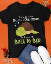 Turtle Follow your dream Gift for U Classic T-Shirt apparel-classic-tshirt-lifestyle-front-83