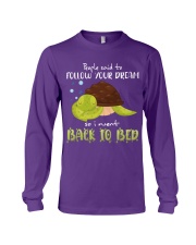 Turtle Follow your dream Gift for U Long Sleeve Tee tile