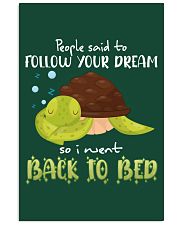 Turtle Follow your dream Gift for U Vertical Poster tile