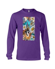 Boxer magical daisye boxer lovers dog moms Long Sleeve Tee tile