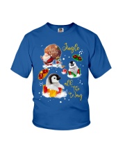 Penguin gift xmas drop gift for penguin lovers Youth T-Shirt tile