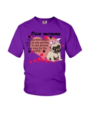 Pug Dear Mommy Gift for you Youth T-Shirt tile