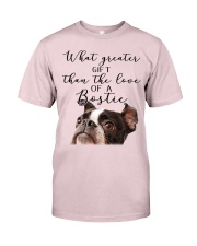 Boston terrier what greater gift Premium Fit Mens Tee tile