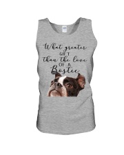 Boston terrier what greater gift Unisex Tank tile