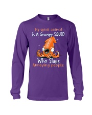 Squid annoying people squid lovers Long Sleeve Tee tile