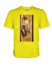 Elephant find my sould elephant lover V-Neck T-Shirt tile