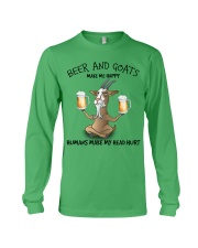 Goat And Beer make me happy Gift for you Long Sleeve Tee tile