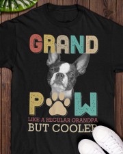 Boston Terrier grand paw dog moms Classic T-Shirt apparel-classic-tshirt-lifestyle-front-160