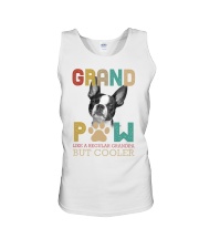 Boston Terrier grand paw dog moms Unisex Tank tile