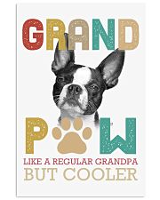 Boston Terrier grand paw dog moms Vertical Poster tile