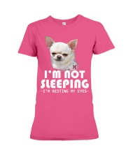 Chihuahua resting my eyes chihuahua lovers Premium Fit Ladies Tee tile
