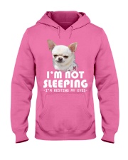 Chihuahua resting my eyes chihuahua lovers Hooded Sweatshirt tile