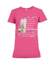Shih tzu lost you lost me shih tzu lovers Premium Fit Ladies Tee tile