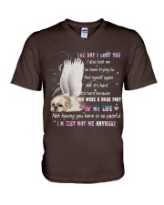 Shih tzu lost you lost me shih tzu lovers V-Neck T-Shirt tile