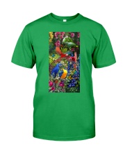 Parrot roses parrot lovers Classic T-Shirt tile