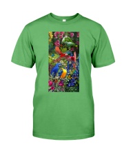 Parrot roses parrot lovers Premium Fit Mens Tee tile