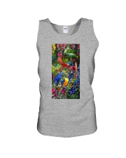 Parrot roses parrot lovers Unisex Tank tile