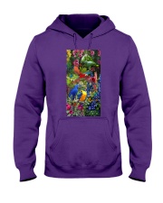 Parrot roses parrot lovers Hooded Sweatshirt tile