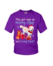 This girl gift for dog lovers gift for you cus Youth T-Shirt tile