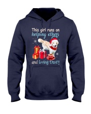 This girl gift for dog lovers gift for you cus Hooded Sweatshirt tile