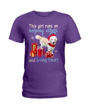 This girl gift for dog lovers gift for you cus Ladies T-Shirt tile